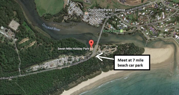 Gerroa beach map